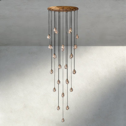 Pearl Round Chandelier 38", 48", 60"
