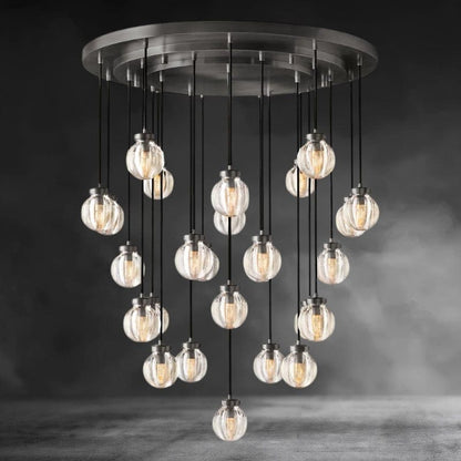 Pearl Round Chandelier 38", 48", 60"