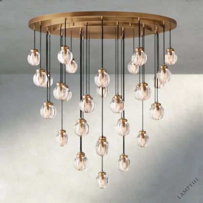 Pearl Round Chandelier 38", 48", 60"