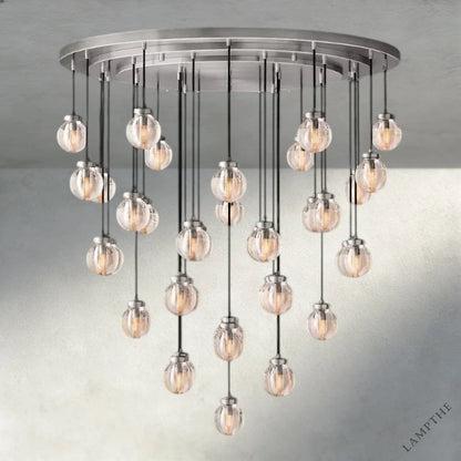 Pearl Round Chandelier 38", 48", 60"