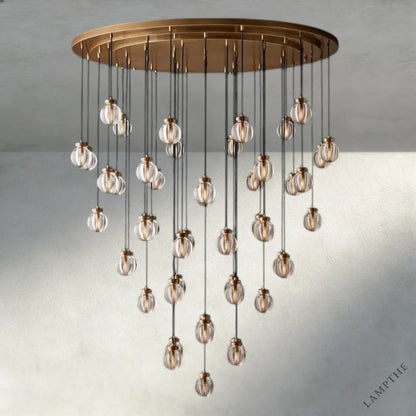 Pearl Round Chandelier 38", 48", 60"