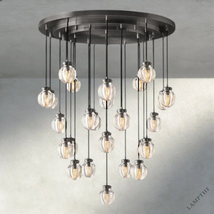 Pearl Round Chandelier 38", 48", 60"