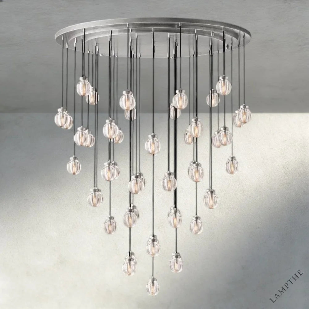Pearl Round Chandelier 38", 48", 60"