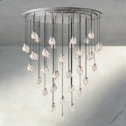 Pearl Round Chandelier 38", 48", 60"