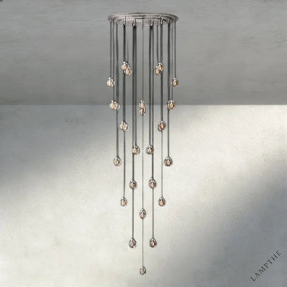 Pearl Round Chandelier 38", 48", 60"