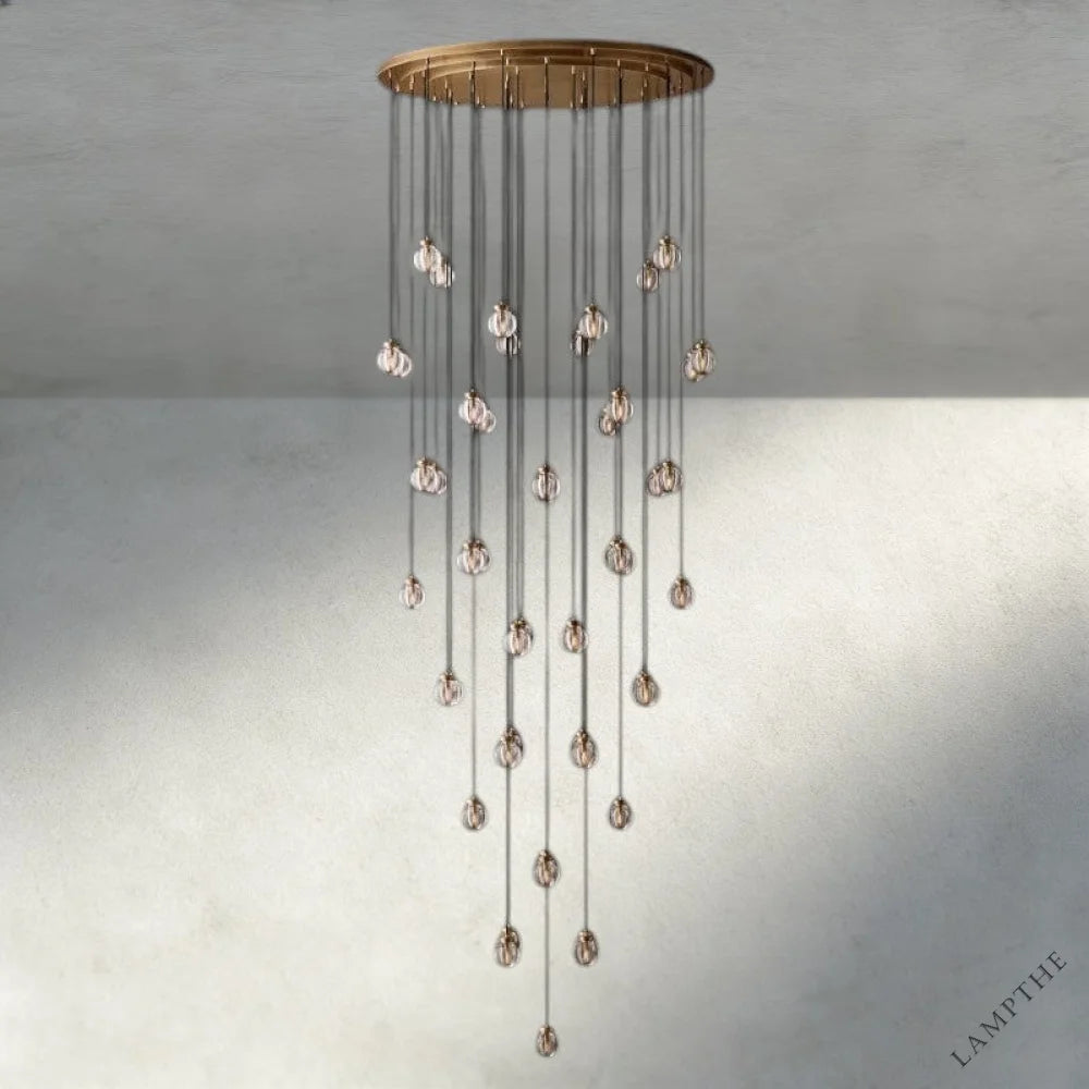 Pearl Round Chandelier 38", 48", 60"