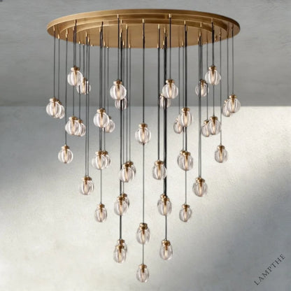 Pearl Round Chandelier 38", 48", 60"