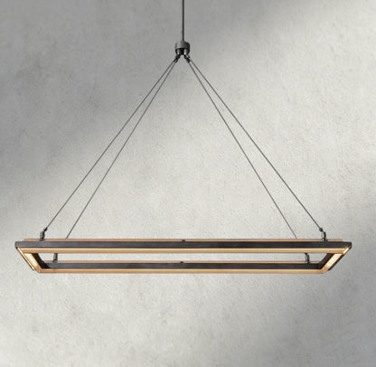 48" Peralta Rectangular Chandelier 48", 62"