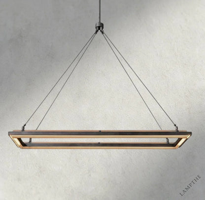 48" Peralta Rectangular Chandelier 48", 62"