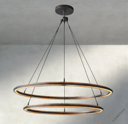 2-Tier 60" Peralta Round Chandelier 36", 48", 60", 2-Tier 60"