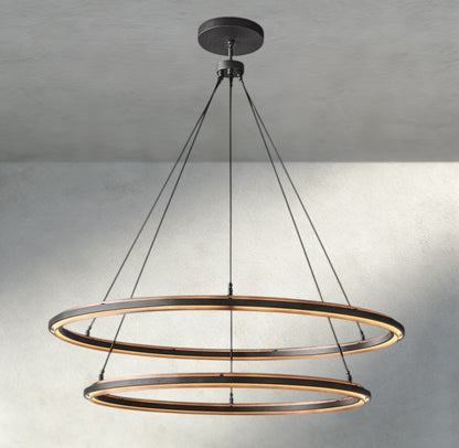 2-Tier 60" Peralta Round Chandelier 36", 48", 60", 2-Tier 60"