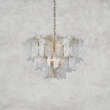 8-Light Piemonte Tiered Chandelier