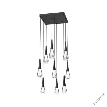 9-Lights / Bronze Pluvia 8/ 9/ 11 /12-Light Chandelier Pendant For Living room Family room Dining Room Bedroom