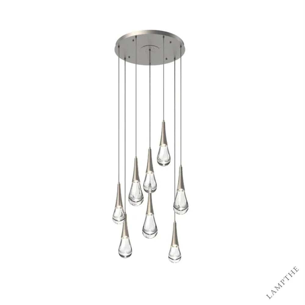 8-Lights / Nickle Pluvia 8/ 9/ 11 /12-Light Chandelier Pendant For Living room Family room Dining Room Bedroom