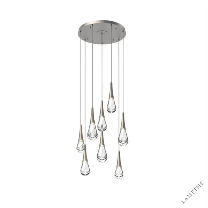 8-Lights / Nickle Pluvia 8/ 9/ 11 /12-Light Chandelier Pendant For Living room Family room Dining Room Bedroom