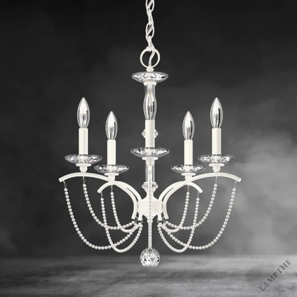 Priscilla Crystal Candlestick Chandelier 18"