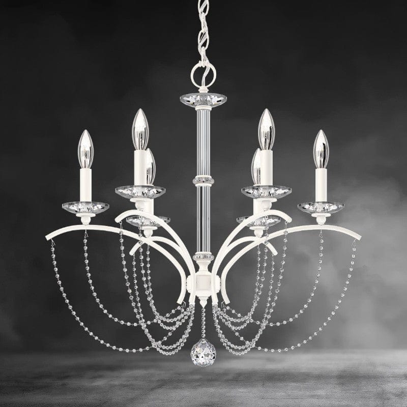 Priscilla Crystal Candlestick Chandelier 23"