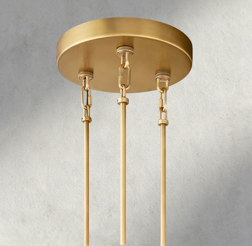 Sirene Smoke Glass Round Chandelier 41", 52", 65"