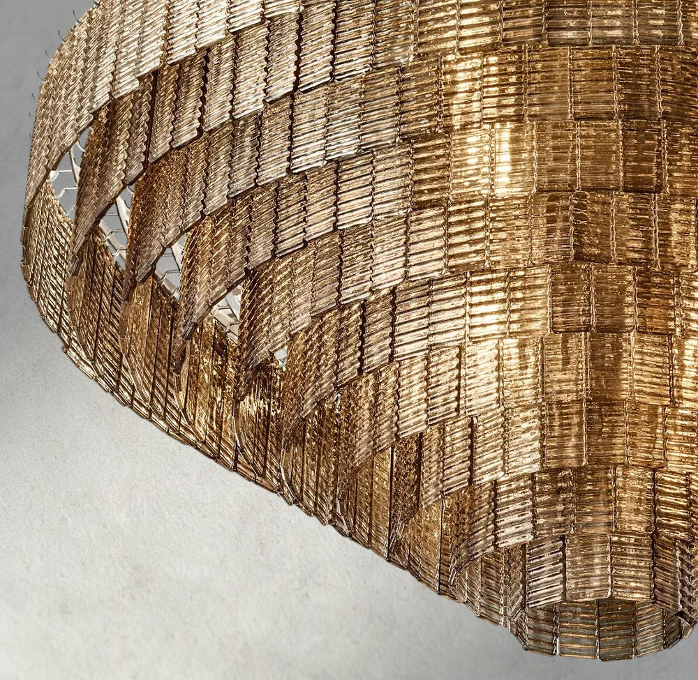 Sirene Smoke Glass Round Chandelier 41", 52", 65"