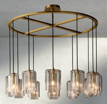Lacour Clear Glass Round Chandelier