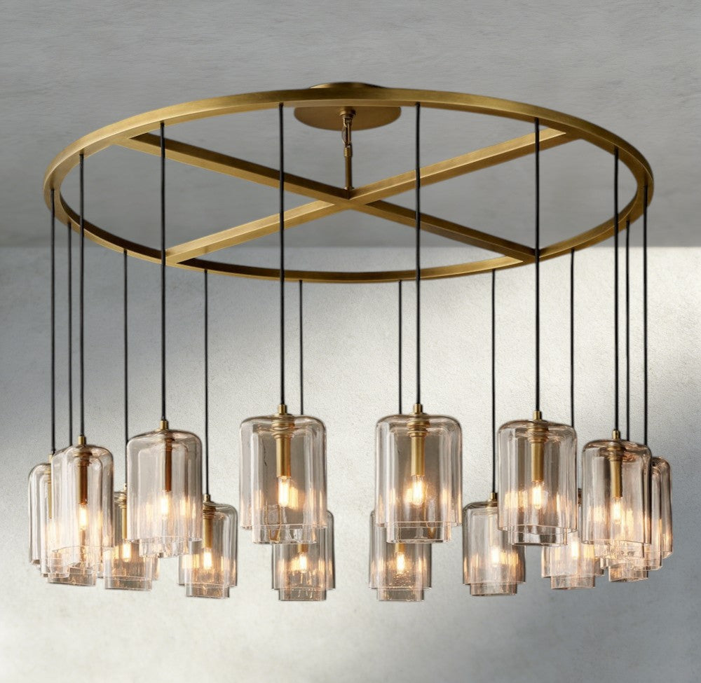 Lacour Clear Glass Round Chandelier