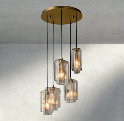 Lacour Clear Glass Cluster Chandelier
