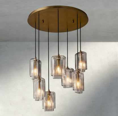 Lacour Clear Glass Cluster Chandelier