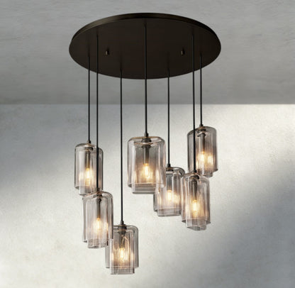 Lacour Clear Glass Cluster Chandelier