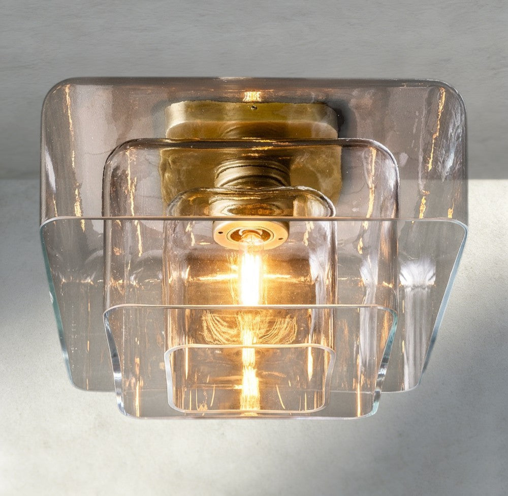 Lacour Clear Glass Flushmount