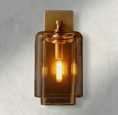 Lacour Amber Glass Sconce