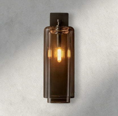 Lacour Amber Glass Sconce