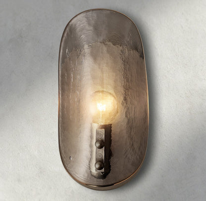 Shell Smoke Glass Sconce