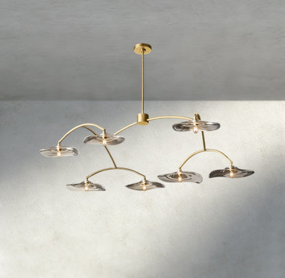 Lily Clear Glass Round Chandelier