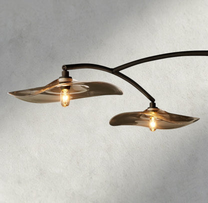 Lily Clear Glass Linear Chandelier
