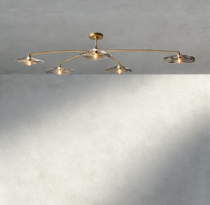 Lily Clear Glass Flushmount