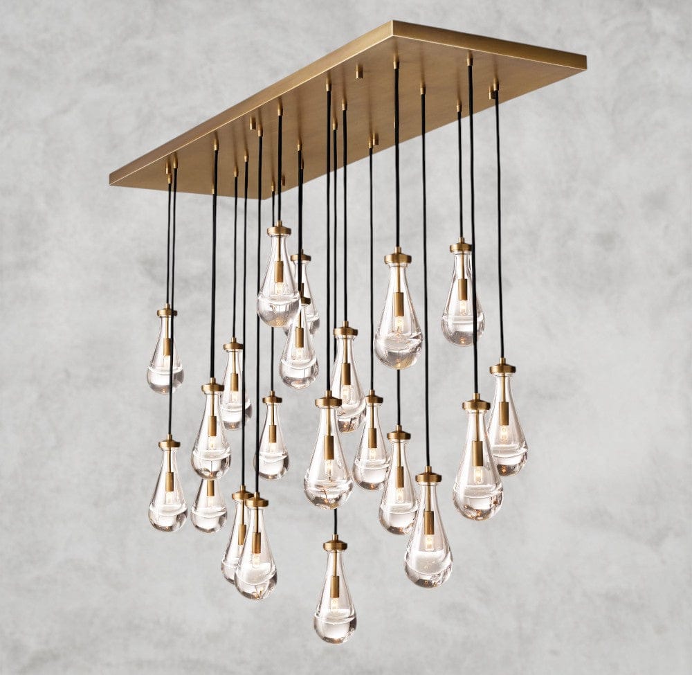 Rain Rectangular Chandelier 54", 72"