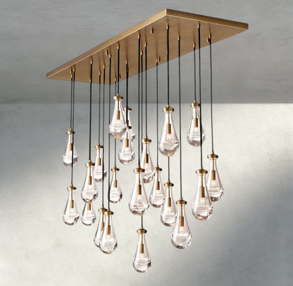 Rain Rectangular Chandelier 54", 72"