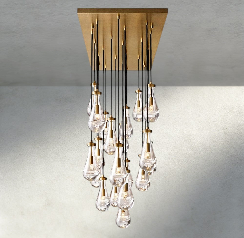 Rain Rectangular Chandelier 54", 72"