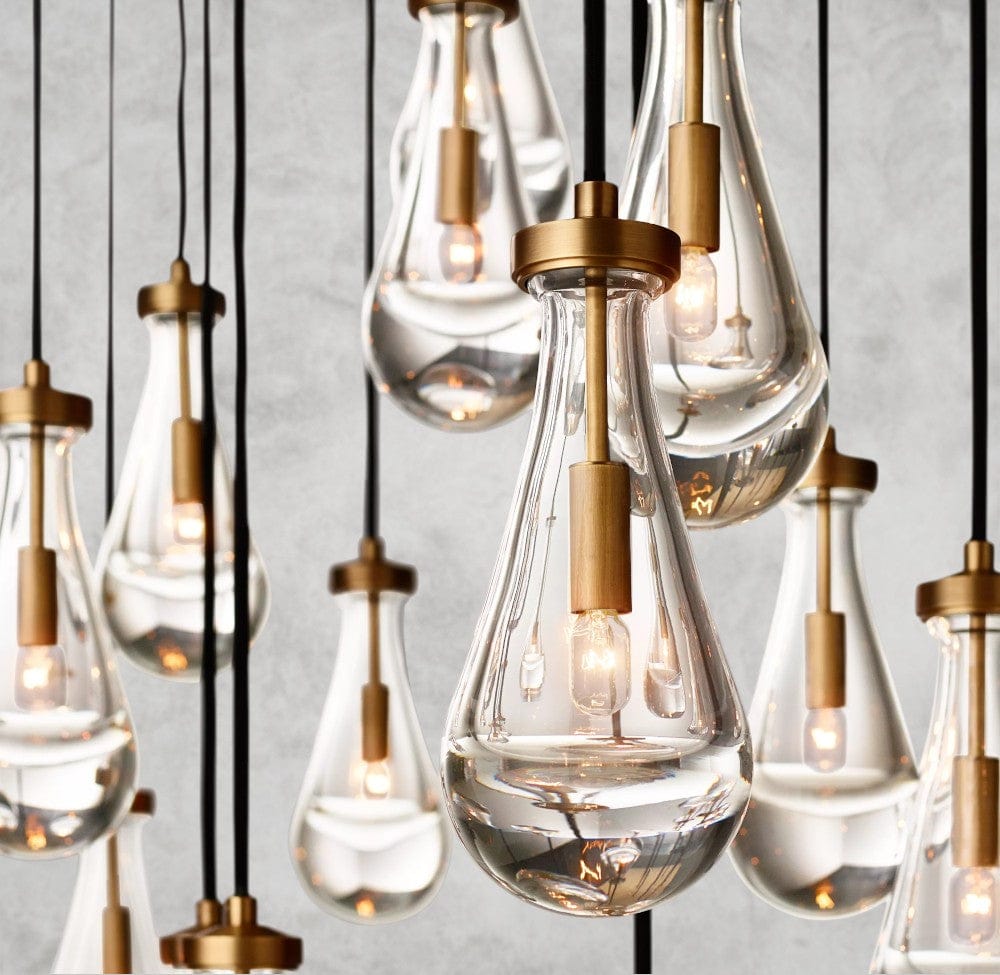Rain Rectangular Chandelier 54", 72"