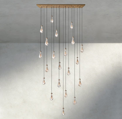 Rain Rectangular Chandelier 54", 72"