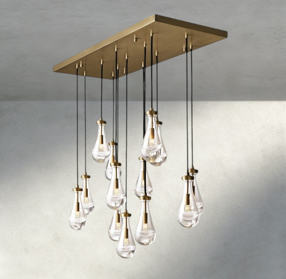 Rain Rectangular Chandelier 54", 72"