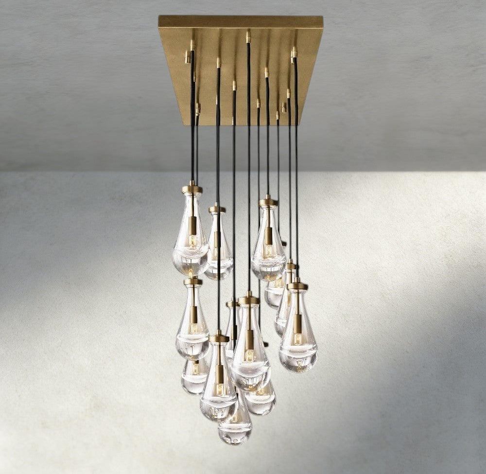 Rain Rectangular Chandelier 54", 72"