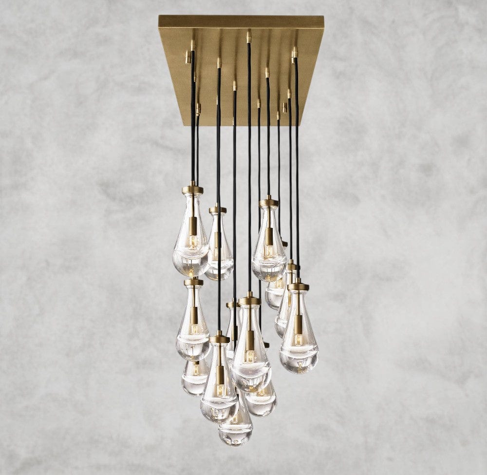 Rain Rectangular Chandelier 54", 72"