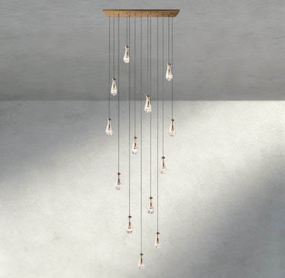 Rain Rectangular Chandelier 54", 72"