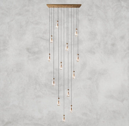 Rain Rectangular Chandelier 54", 72"