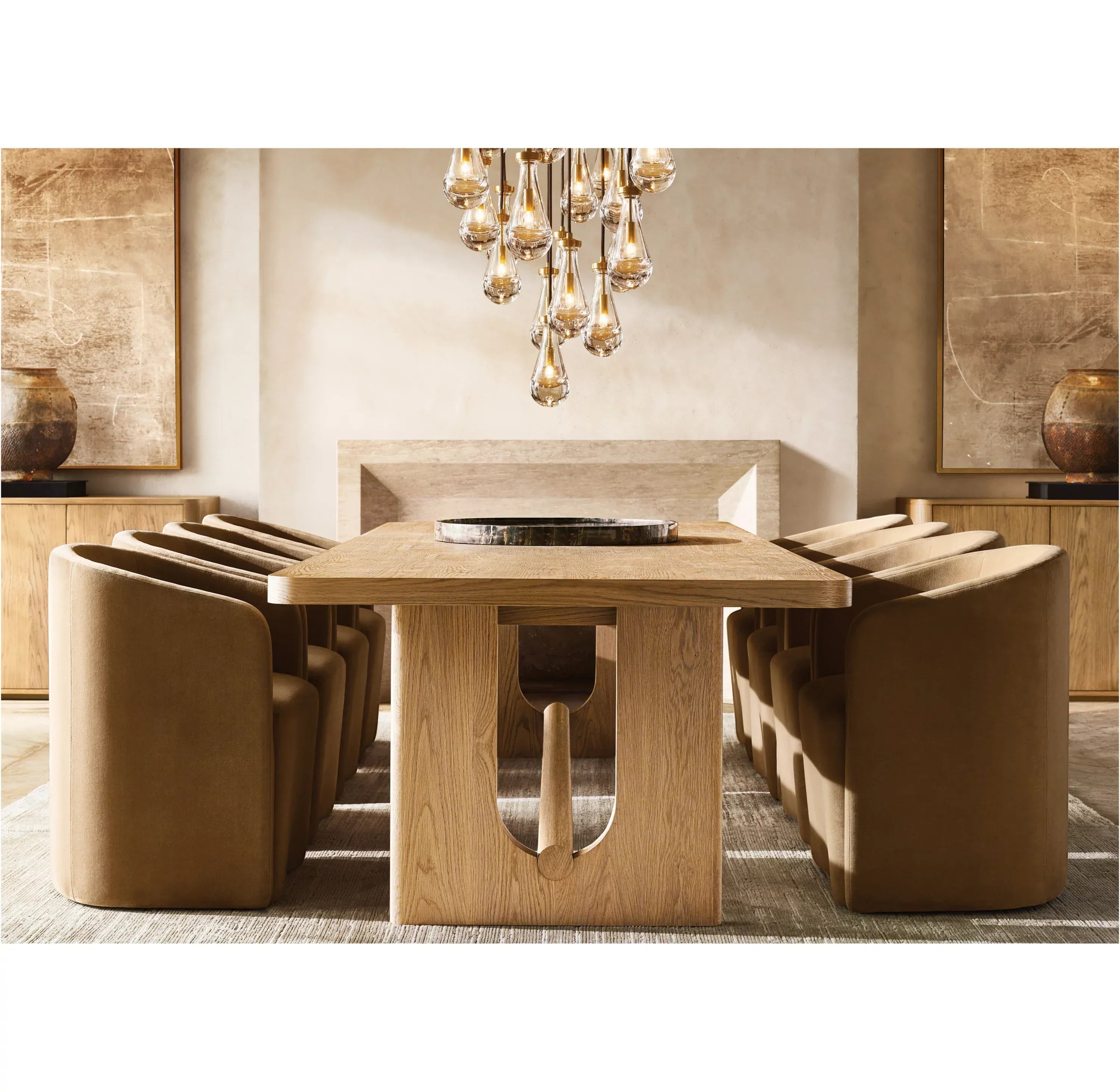 Rain Rectangular Chandelier 54", 72"