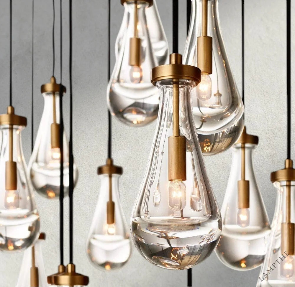 Rain Rectangular Chandelier 54", 72"