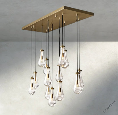 Rain Rectangular Chandelier 54", 72"