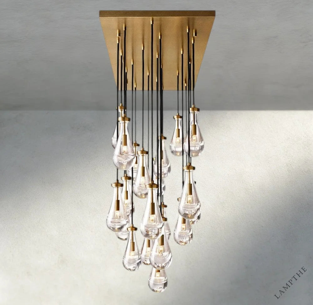 Rain Rectangular Chandelier 54", 72"