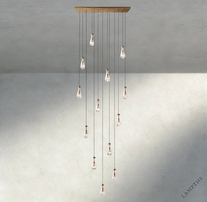 Rain Rectangular Chandelier 54", 72"